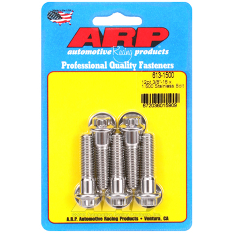 ARP, Bulk Fasteners, Stainless Steel 12-Point Head, 3/8