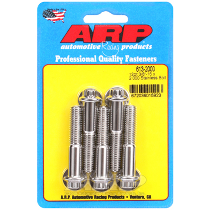 ARP 300  1/4-20, .750, ARP, Bulk Fasteners, Stainless Steel 12-Point Head, 3/8