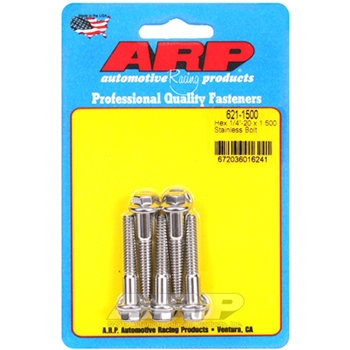 ARP, Bulk Fasteners, Stainless Steel Hex Head, 1/4