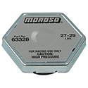 Moroso, Racing Radiator Cap (27-29 lbs), Steel, Universal, Sold as Each