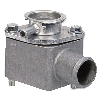 Moroso, Manifold Filler Neck, Chevrolet V8 & 90 Degree V6, 90 Degree, Aluminum, Sold as Each