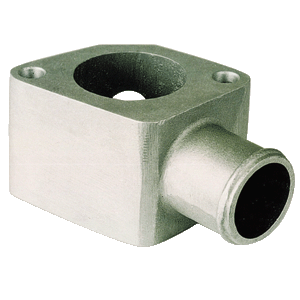 Moroso, Filler Neck Base Bousing Only, Chevrolet V8 & V6, 90 Degree, Aluminum, Sold as Each