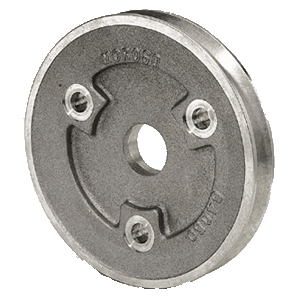 Moroso, Cast Aluminum Crankshaft Pulley, Chevrolet Small Block, Short, Single Groove, 30% Reduction