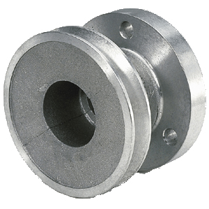 Moroso, Cast Aluminum Crankshaft Pulley, Chevrolet Small Block, Long, Single Groove, 50% Reduction
