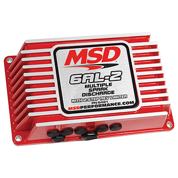MSD Ignition, 6AL-2 Ignition Control with 2-Step Rev Limiter, Red