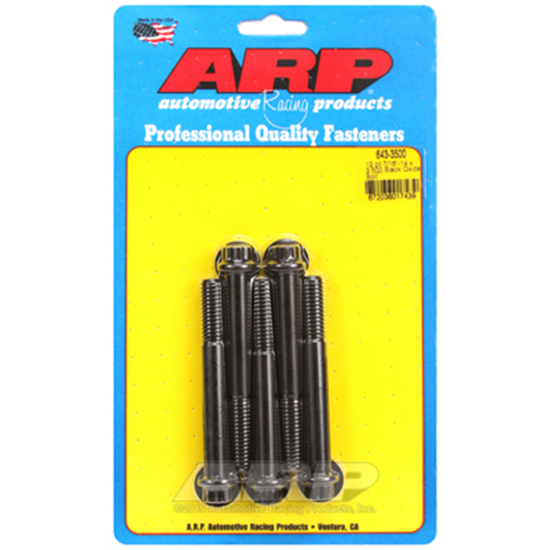 ARP, Bolts, Black Oxide, 12 Point Head, 7/16