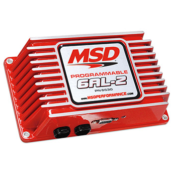 MSD Ignition, Digital Programmable 6AL-2 Ignition Control, Red