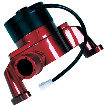Proform, Electric Water Pump, Chevrolet Small Block 265-400 V8, Aluminum, Red, Sold as Each
