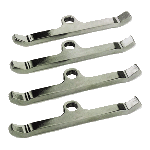 Moroso, Valve Cover Hold Down Tabs, Ford 289-351W, Chrome