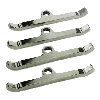 Moroso, Valve Cover Hold Down Tabs, Ford 289-351W, Chrome