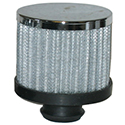 Power Products Open Filter Breather, Clamp-On, Fits 1.375