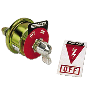 Moroso, Battery Disconnect Switch, Drag, OT, 175 Amp @ 6-36V