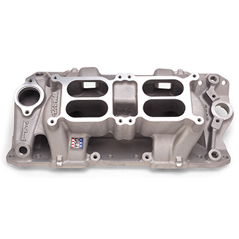 Edelbrock, RPM Air Gap Dual Quad Intake Manifold, Chev SB