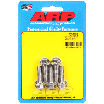ARP, Bulk Fasteners, Stainless Steel Hex Head, M8 x 1.25, 25mm UHL, Sold as Set