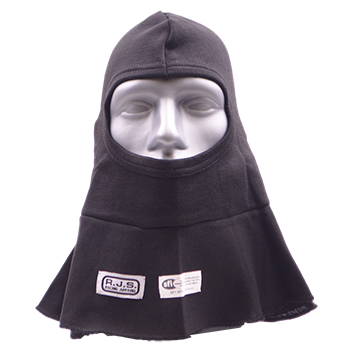 RJS Racing Equipment, Fire Retardant Head Sock, Single Eye Opening, Black