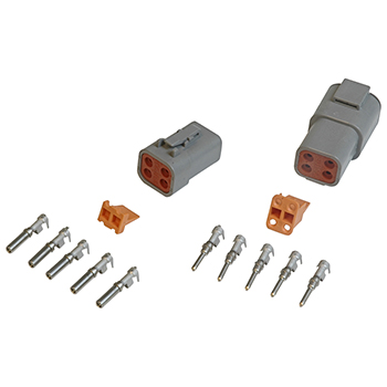 MSD Deutsch 4-Pin Connector - 12-14 Gauge MSD Deutsch 4-Pin Connector - 12-14 Gauge