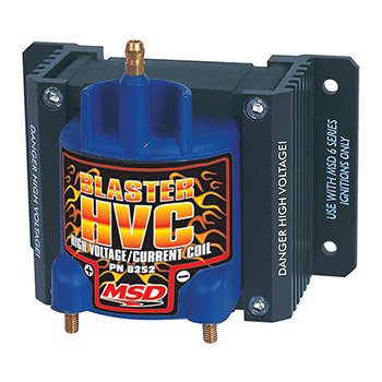 MSD Ignition, Blaster HVC E-Core Ignition Coil, 45,000 V, Blue