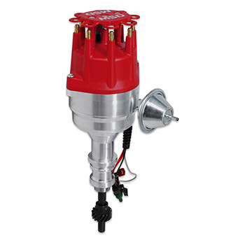 MSD Ignition, Pro-Billet Ready-to-Run Distributor, w/ Vacuum Advance, w/ Built-In Rev Limiter, Ford 351C/M, 429-460