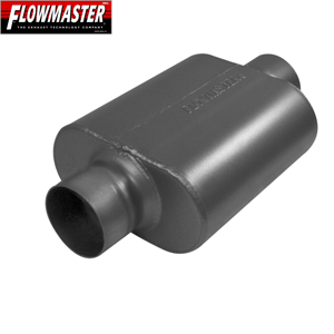 Flowmaster 40 Series Delta Force Race Muffler, 409S Stainless Steel, 3.00