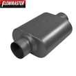 Flowmaster 40 Series Delta Force Race Muffler, 409S Stainless Steel, 3.00