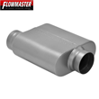 Flowmaster 10 Series Delta Force Race Muffler, 409S Stainless Steel, 3.50