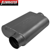 Flowmaster 40 Series Delta Force Race Muffler, 409S Stainless Steel, 3.50