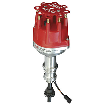 MSD Ignition, Pro-Billet Small Diameter Distributor, w/ Mechanical Advance, Ford 289-302, Small Cap
