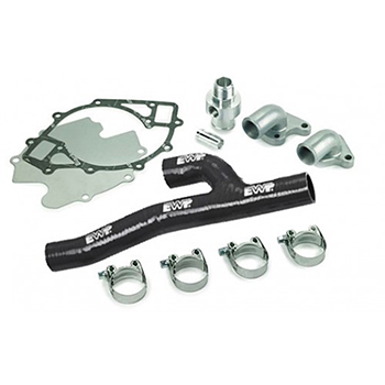Davies Craig, EWP Header Adaptor Kit, Ford 429-460, Black Hose