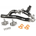 Davies Craig, EWP Header Adaptor Kit, GM LS Series, Black Hose