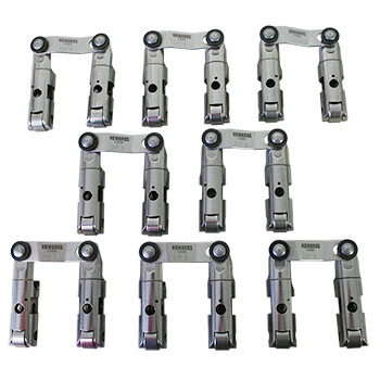 Howards, Pro Max Direct Lube Roller Lifters w/High Pressure Oilers, Chev BB, +180 Offset Intake Seats
