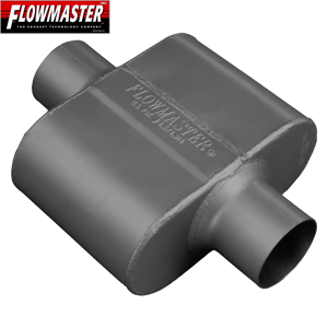 Flowmaster 10 Series Delta Force Race Muffler, Aluminized Steel, 3.00