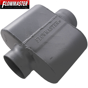Flowmaster 10 Series Delta Force Race Muffler, Aluminized Steel, 3.50
