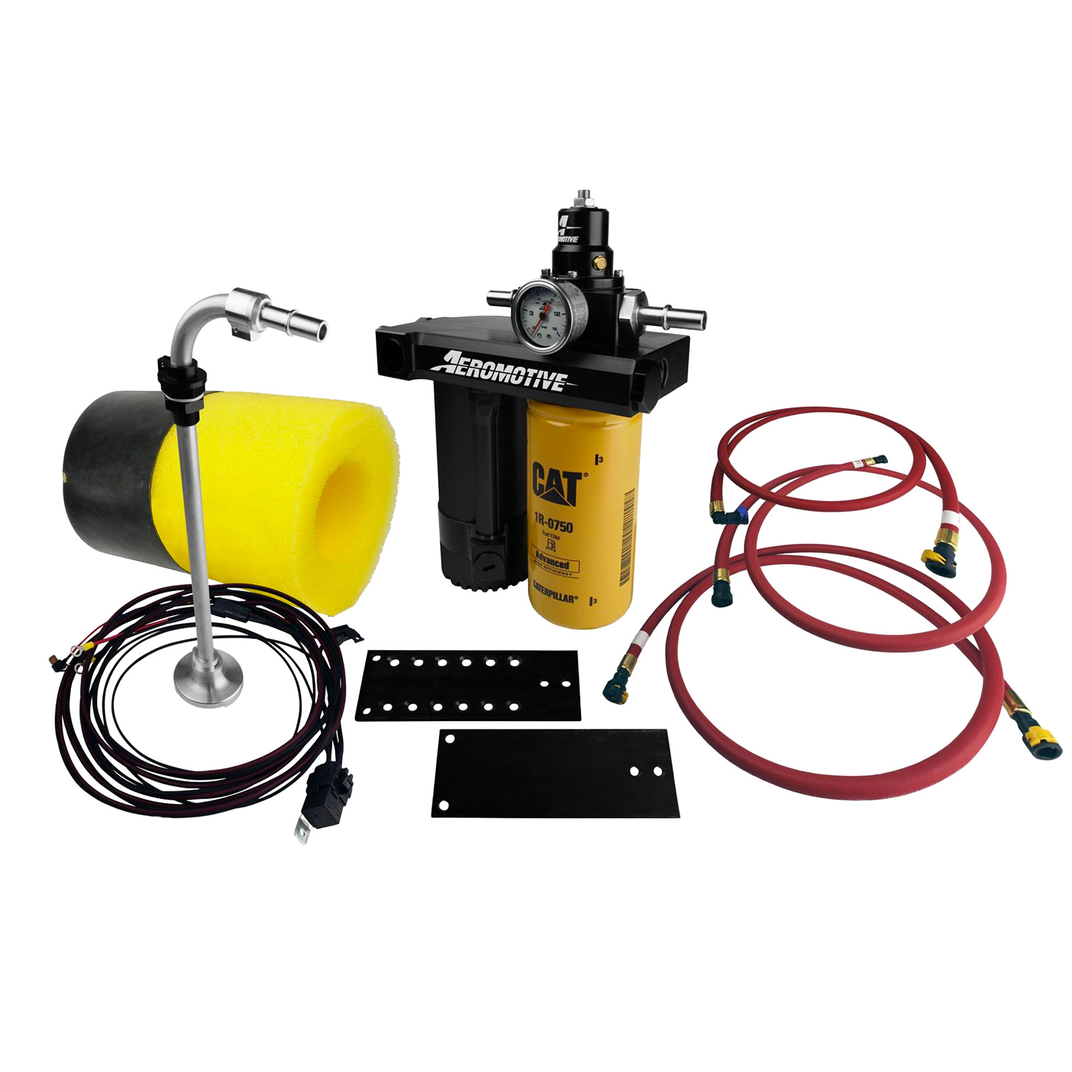 Aeromotive, Diesel Lift Pump, Complete Bolt-on, Plug-in Install Kit, Chev Duramax, '01-'10 (230 GPH)