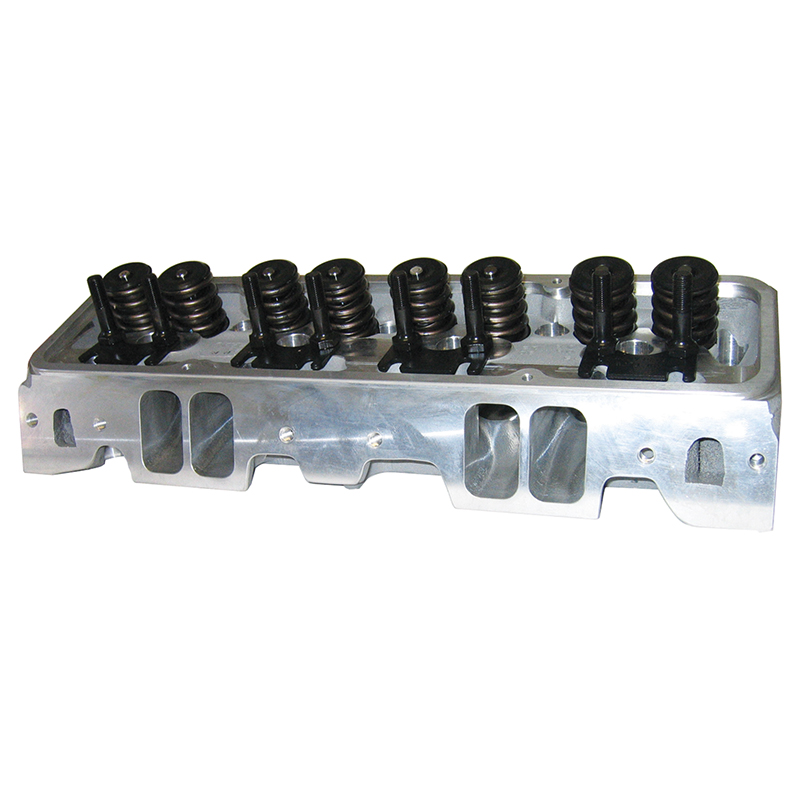 Airflow Research, Competition CNC Ported Aluminum Chev SB Heads, 220cc/65cc, Angled Plug, Assembled, Pair