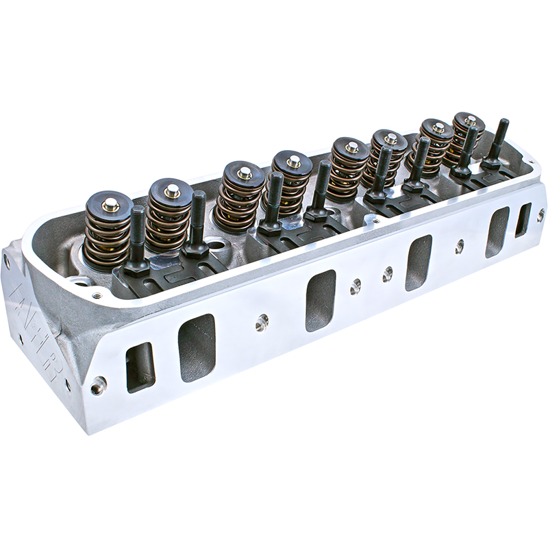 Airflow Research, Enforcer Aluminum Cylinder Head, Ford Small Block, 185cc/64cc, Stud Mount, Assembled, Each