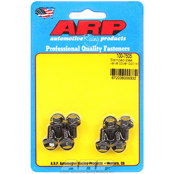 ARP, Valve Cover Bolt Kit, Black Oxide, Hex, 8 Pack