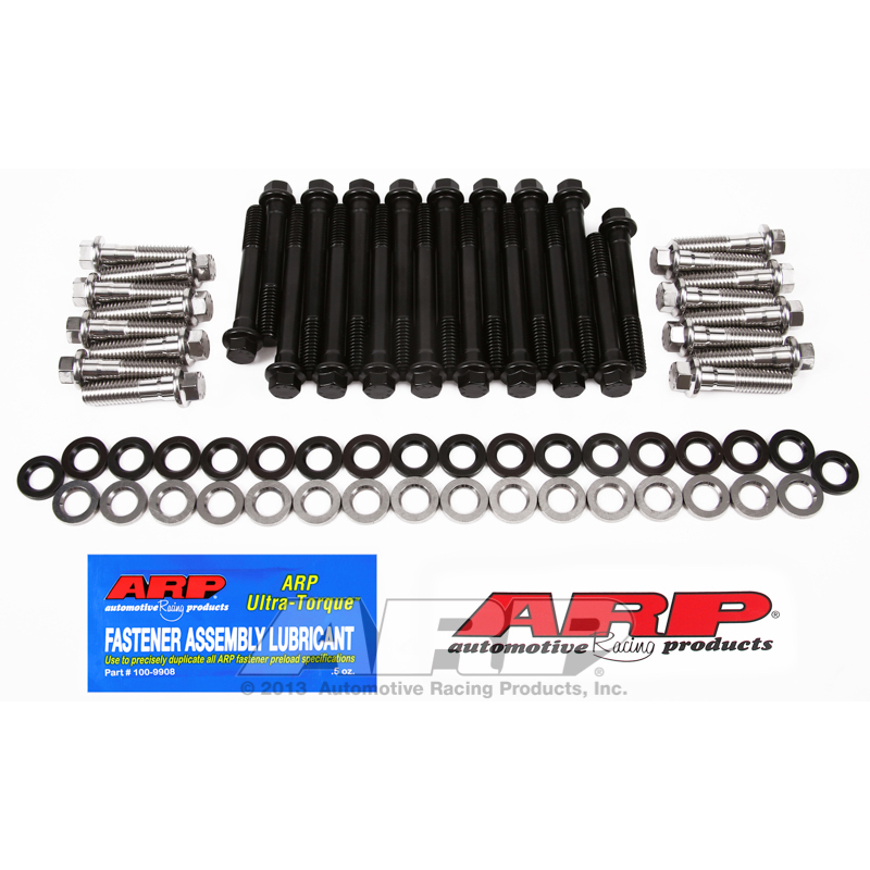 ARP, Head Bolt Kit, Chev SB, Hex Outer Row Stainless