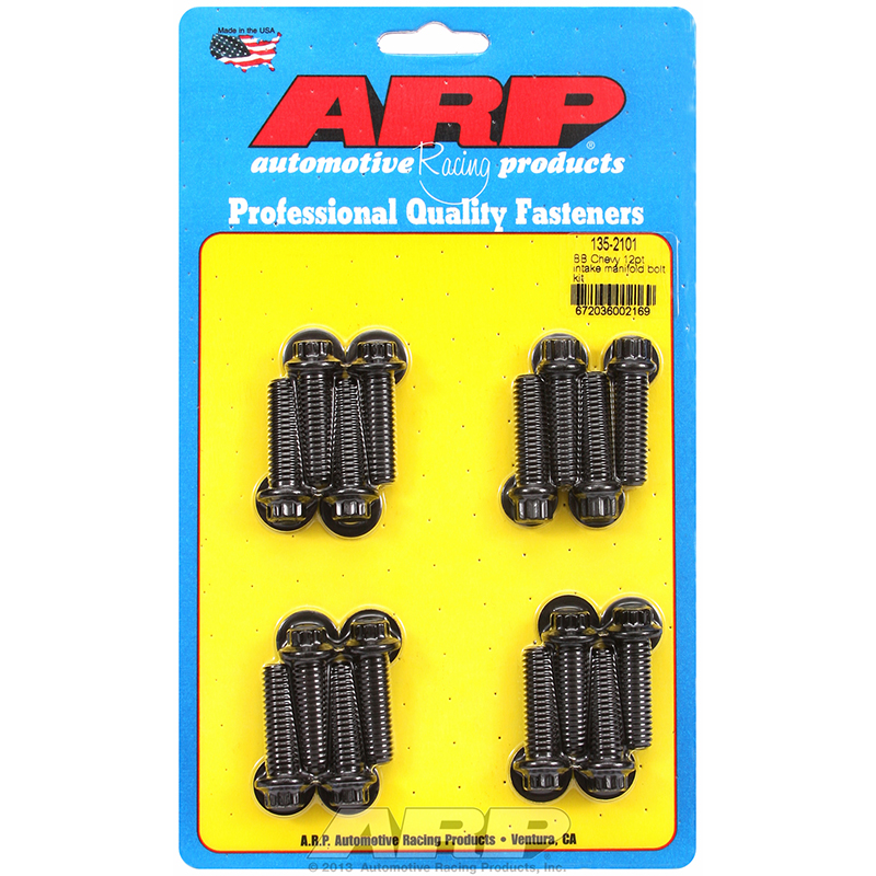 ARP, Intake Bolts, Chev BB, 12-Pt., Chrome Moly