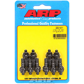 ARP, Timing Cover Stud Kit, Chev SB/BB, 12-Point, Black Oxide