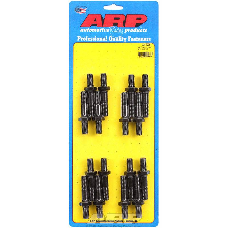 ARP, Pro Series Rocker Arm Stud Kit, Chev SB w/Rlr & Girdle