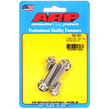 ARP, Fuel Pump Bolt Kit, Chevrolet Small Block, 12-Pt., Stainless 300, Sold as Kit