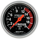 Auto Meter, Sport Comp Mech. Gauge, 2-1/16