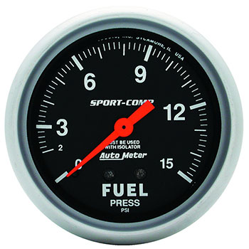 Auto Meter, Sport Comp Mech. Gauge, 2-5/8