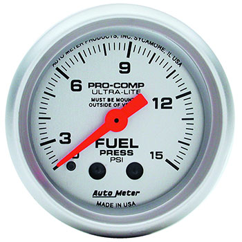 Auto Meter, Ultra-Lite Mech. Guage, 2-1/16