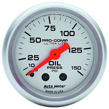 Auto Meter, Ultra-Lite Mech. Gauge, 2-1/16