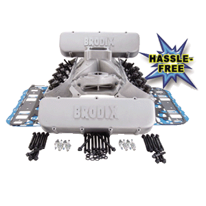 Brodix, Chev BB CNC Ported Top End Combo Kit, BB-2XTRA