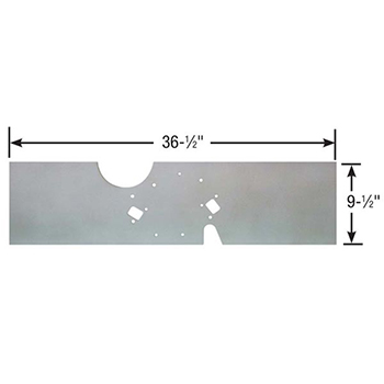Competition Engineering, Front Motor Plate, Ford 429-460, 1-Piece