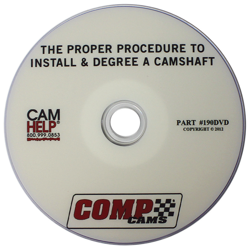 Comp Cams, The Proper Procedure To Install And Degree A Camshaft Video, DVD