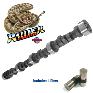 Howards Cams, Rattler, Hydraulic Flat Tappet Camshaft & Lifter Kit, Chev BB Mark IV 235/243 @ .050, .553/.545, 109 LS