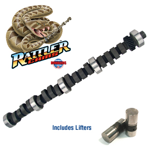 Howards, Rattler Hydraulic Flat Tappet Cam & Lifter Kit, Ford SB 221-302,  227/235 @ .050, .501/.501, 109 LS